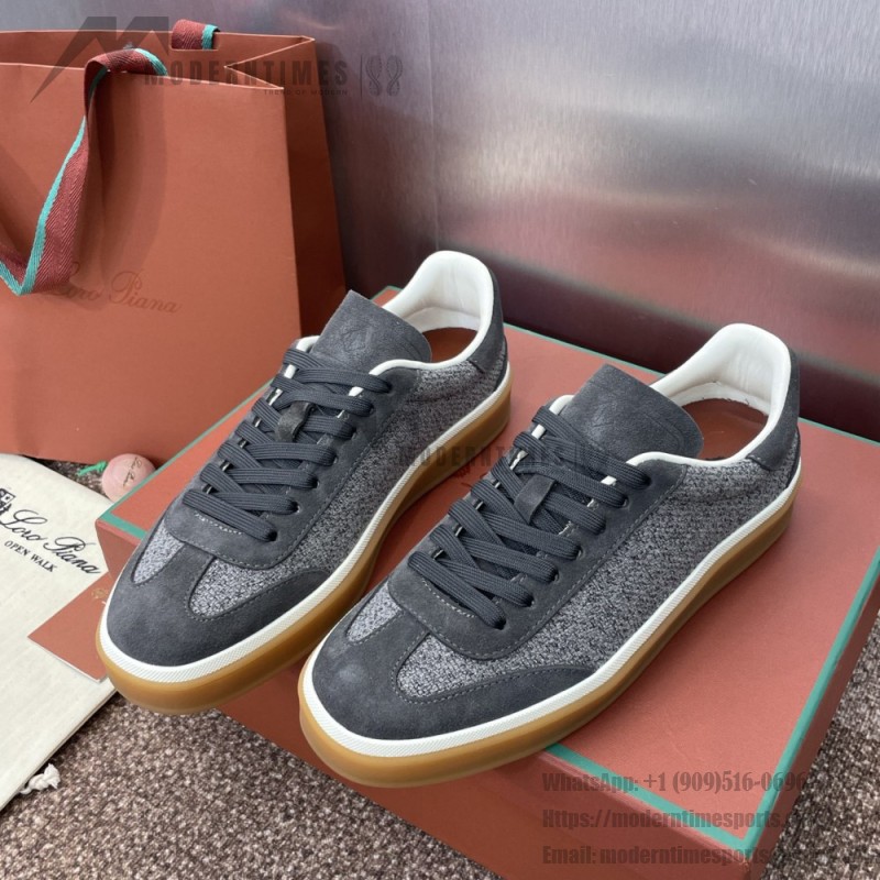 Loro Piana Tennis Walk Sneaker FAP8014-A0JY Beige Unisex Sneakers Loro Piana Tennis Walk Sneaker FAP8014-A0JY Beige Unisex Luxury Sneakers with Cash Silk Fabric