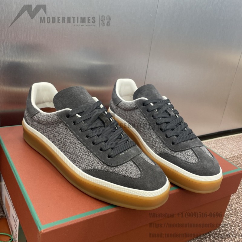 Loro Piana Tennis Walk Sneaker FAP8014-A0JY Beige Unisex Sneakers Loro Piana Tennis Walk Sneaker FAP8014-A0JY Beige Unisex Luxury Sneakers with Cash Silk Fabric