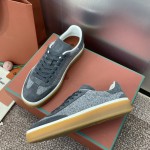Loro Piana Tennis Walk Sneaker FAP8014-A0JY Beige Unisex Sneakers Loro Piana Tennis Walk Sneaker FAP8014-A0JY Beige Unisex Luxury Sneakers with Cash Silk Fabric