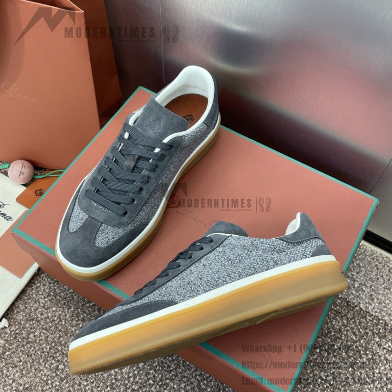 Loro Piana Tennis Walk Sneaker FAP8014-A0JY Beige Unisex Sneakers Loro Piana Tennis Walk Sneaker FAP8014-A0JY Beige Unisex Luxury Sneakers with Cash Silk Fabric
