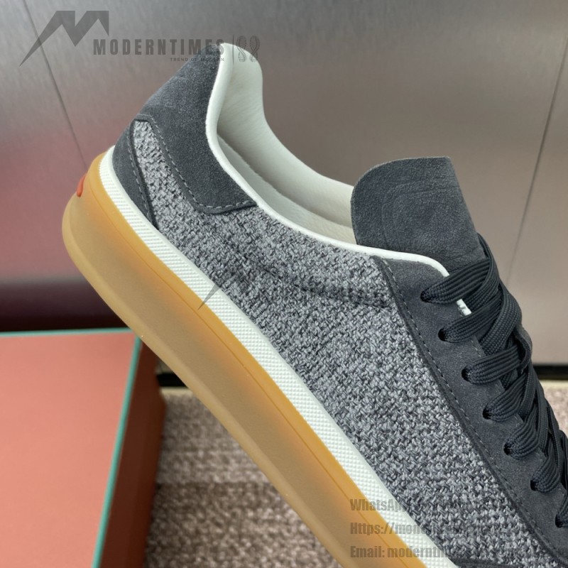 Loro Piana Tennis Walk Sneaker FAP8014-A0JY Beige Unisex Sneakers Loro Piana Tennis Walk Sneaker FAP8014-A0JY Beige Unisex Luxury Sneakers with Cash Silk Fabric