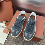 Loro Piana Tennis Walk Sneaker FAP8014-A0JY Beige Unisex Sneakers Loro Piana Tennis Walk Sneaker FAP8014-A0JY Beige Unisex Luxury Sneakers with Cash Silk Fabric