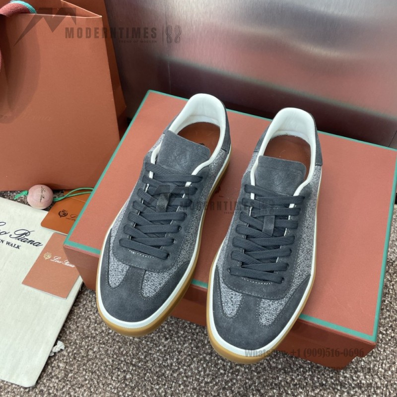 Loro Piana Tennis Walk Sneaker FAP8014-A0JY Beige Unisex Sneakers Loro Piana Tennis Walk Sneaker FAP8014-A0JY Beige Unisex Luxury Sneakers with Cash Silk Fabric