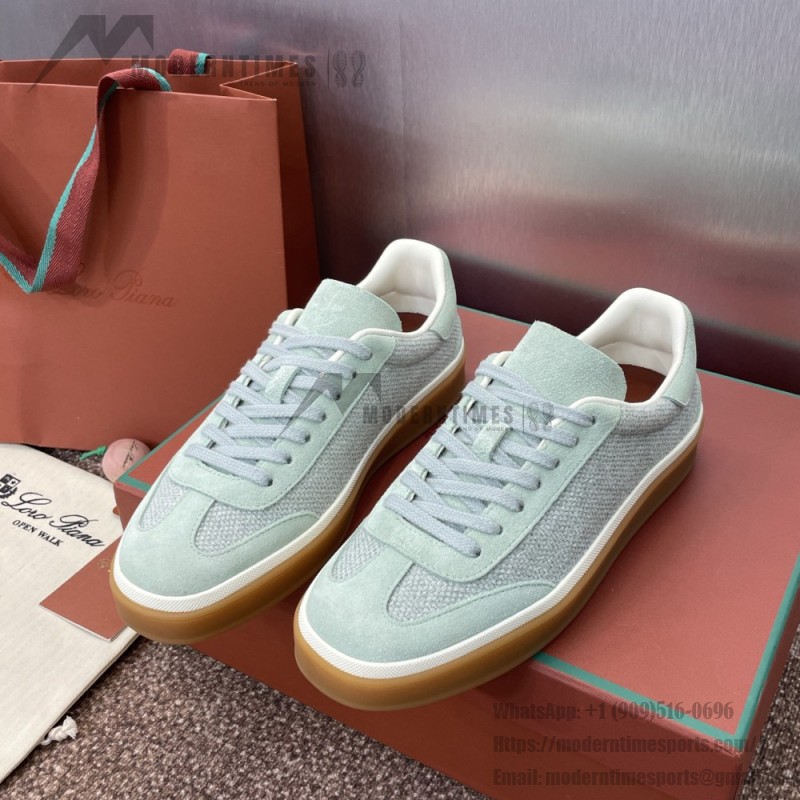 Loro Piana Tennis Walk Sneaker FAP8014-A0JY Beige Unisex Sneakers Loro Piana Tennis Walk Sneaker FAP8014-A0JY Beige Unisex Luxury Sneakers with Cash Silk Fabric