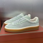 Loro Piana Tennis Walk Sneaker FAP8014-A0JY Beige Unisex Sneakers Loro Piana Tennis Walk Sneaker FAP8014-A0JY Beige Unisex Luxury Sneakers with Cash Silk Fabric