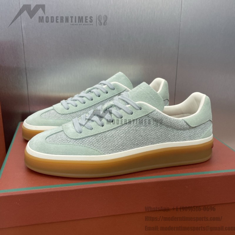 Loro Piana Tennis Walk Sneaker FAP8014-A0JY Beige Unisex Sneakers Loro Piana Tennis Walk Sneaker FAP8014-A0JY Beige Unisex Luxury Sneakers with Cash Silk Fabric