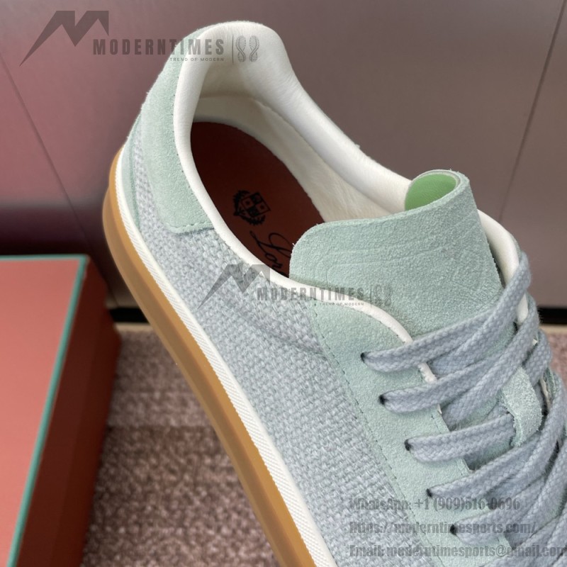 Loro Piana Tennis Walk Sneaker FAP8014-A0JY Beige Unisex Sneakers Loro Piana Tennis Walk Sneaker FAP8014-A0JY Beige Unisex Luxury Sneakers with Cash Silk Fabric