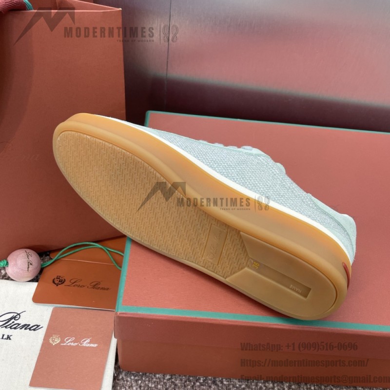 Loro Piana Tennis Walk Sneaker FAP8014-A0JY Beige Unisex Sneakers Loro Piana Tennis Walk Sneaker FAP8014-A0JY Beige Unisex Luxury Sneakers with Cash Silk Fabric