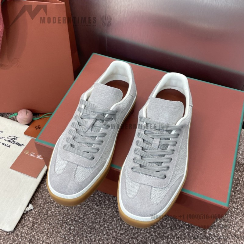 Loro Piana Tennis Walk Sneaker FAP8014-A0JY Beige Unisex Sneakers Loro Piana Tennis Walk Sneaker FAP8014-A0JY Beige Unisex Luxury Sneakers with Cash Silk Fabric