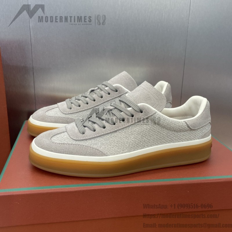 Loro Piana Tennis Walk Sneaker FAP8014-A0JY Beige Unisex Sneakers Loro Piana Tennis Walk Sneaker FAP8014-A0JY Beige Unisex Luxury Sneakers with Cash Silk Fabric