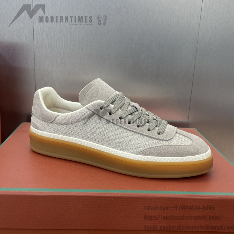 Loro Piana Tennis Walk Sneaker FAP8014-A0JY Beige Unisex Sneakers Loro Piana Tennis Walk Sneaker FAP8014-A0JY Beige Unisex Luxury Sneakers with Cash Silk Fabric