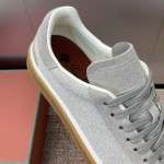Loro Piana Tennis Walk Sneaker FAP8014-A0JY Beige Unisex Sneakers Loro Piana Tennis Walk Sneaker FAP8014-A0JY Beige Unisex Luxury Sneakers with Cash Silk Fabric