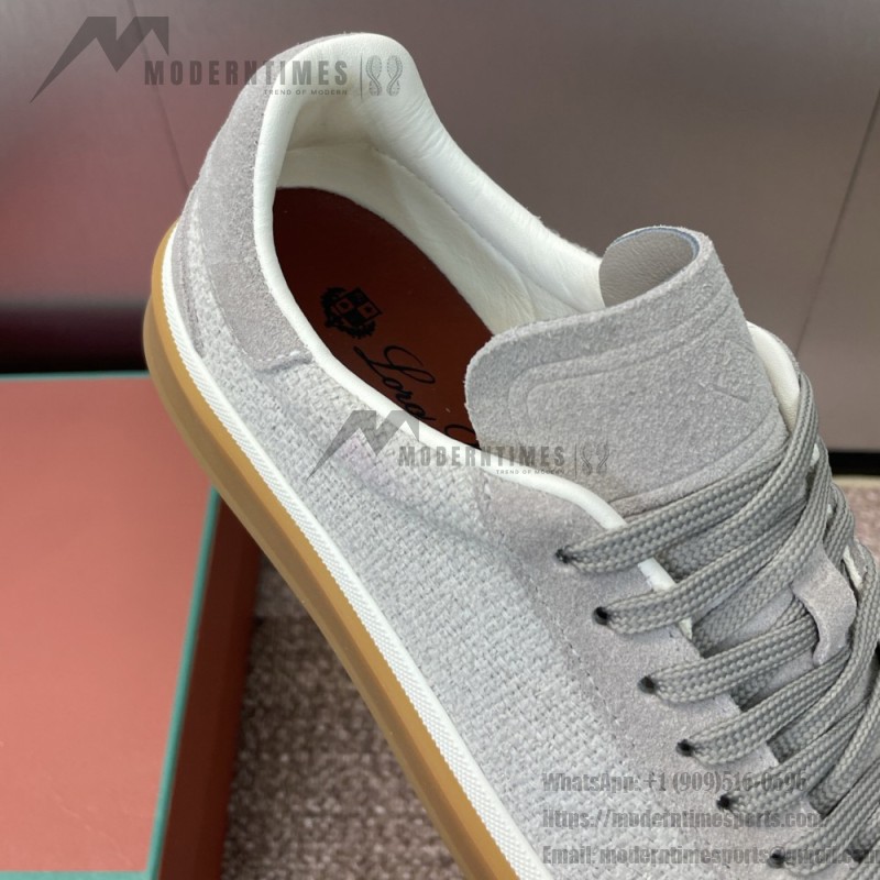 Loro Piana Tennis Walk Sneaker FAP8014-A0JY Beige Unisex Sneakers Loro Piana Tennis Walk Sneaker FAP8014-A0JY Beige Unisex Luxury Sneakers with Cash Silk Fabric