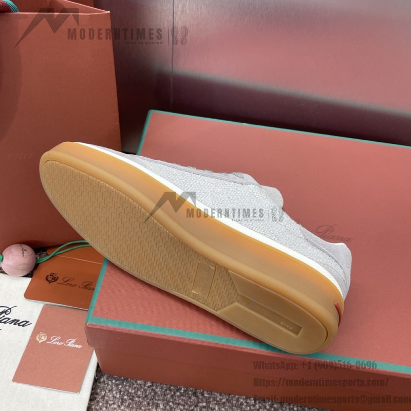 Loro Piana Tennis Walk Sneaker FAP8014-A0JY Beige Unisex Sneakers Loro Piana Tennis Walk Sneaker FAP8014-A0JY Beige Unisex Luxury Sneakers with Cash Silk Fabric