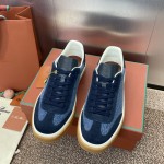 Loro Piana Tennis Walk Sneaker FAO3340-W13K Surge Blue Women's Loafer Shoes Loro Piana Tennis Walk Sneaker FAO3340-W13K in Surge Blue for Women