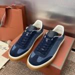 Loro Piana Tennis Walk Sneaker FAO3340-W13K Surge Blue Women's Loafer Shoes Loro Piana Tennis Walk Sneaker FAO3340-W13K in Surge Blue for Women