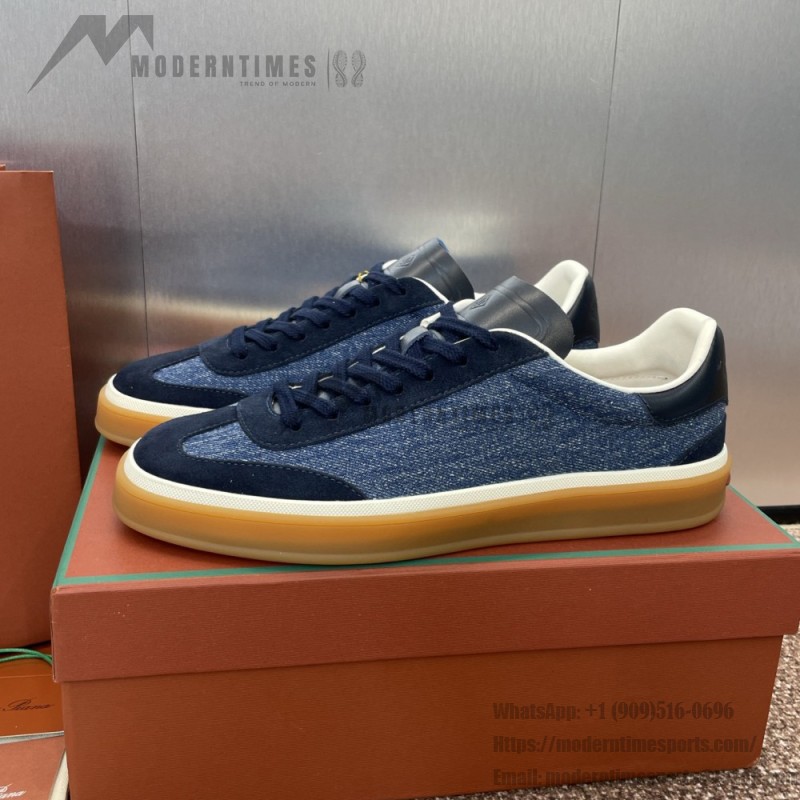 Loro Piana Tennis Walk Sneaker FAO3340-W13K Surge Blue Women's Loafer Shoes Loro Piana Tennis Walk Sneaker FAO3340-W13K in Surge Blue for Women