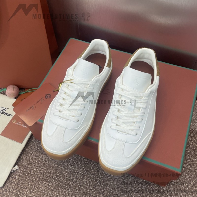 Loro Piana Tennis Walk Sneaker FAO1548-1000 White Leather Women’s Sneakers Loro Piana Tennis Walk Sneaker FAO1548-1000 White Leather Women’s Luxury Sneakers