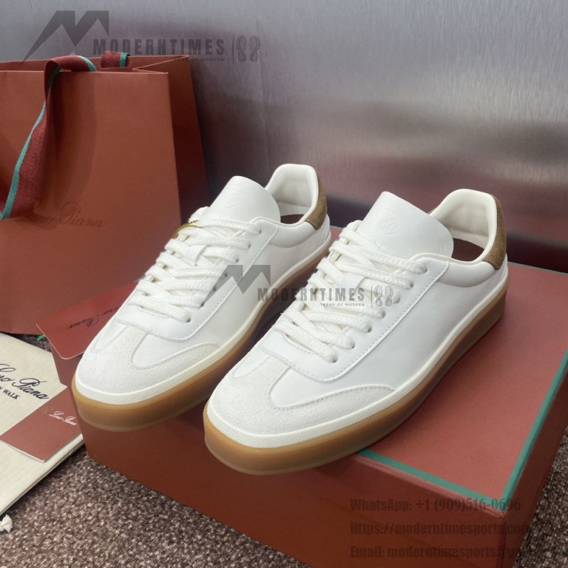 Loro Piana Tennis Walk Sneaker FAO1548-1000 White Leather Women’s Sneakers Loro Piana Tennis Walk Sneaker FAO1548-1000 White Leather Women’s Luxury Sneakers