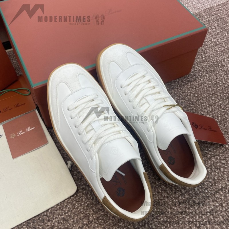 Loro Piana Tennis Walk Sneaker FAO1548-1000 White Leather Women’s Sneakers Loro Piana Tennis Walk Sneaker FAO1548-1000 White Leather Women’s Luxury Sneakers