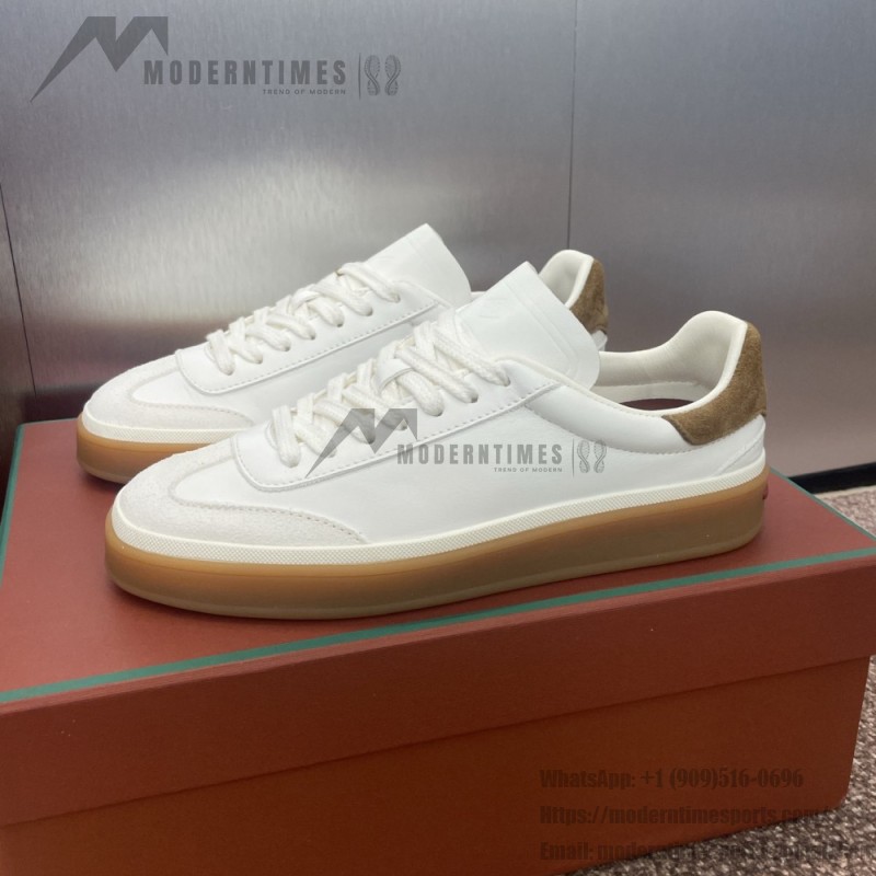 Loro Piana Tennis Walk Sneaker FAO1548-1000 White Leather Women’s Sneakers Loro Piana Tennis Walk Sneaker FAO1548-1000 White Leather Women’s Luxury Sneakers