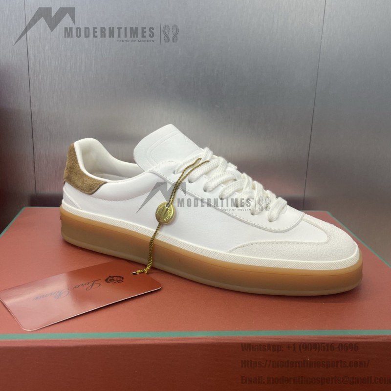 Loro Piana Tennis Walk Sneaker FAO1548-1000 White Leather Women’s Sneakers Loro Piana Tennis Walk Sneaker FAO1548-1000 White Leather Women’s Luxury Sneakers