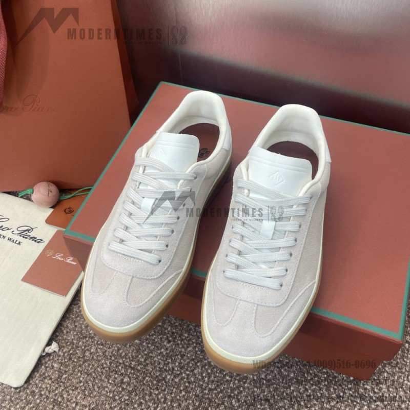 Loro Piana Tennis Walk Sneaker FAO1548-1000 White Leather Women’s Sneakers Loro Piana Tennis Walk Sneaker FAO1548-1000 White Leather Women’s Luxury Sneakers