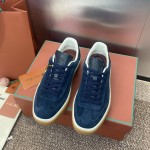 Loro Piana Tennis Walk Sneaker FAO3340-W13K Surge Blue Women's Loafer Shoes Loro Piana Tennis Walk Sneaker FAO3340-W13K in Surge Blue for Women