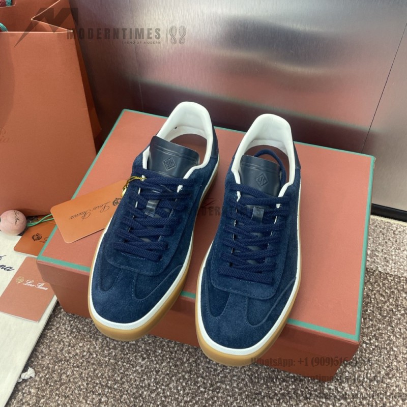 Loro Piana Tennis Walk Sneaker FAO3340-W13K Surge Blue Women's Loafer Shoes Loro Piana Tennis Walk Sneaker FAO3340-W13K in Surge Blue for Women