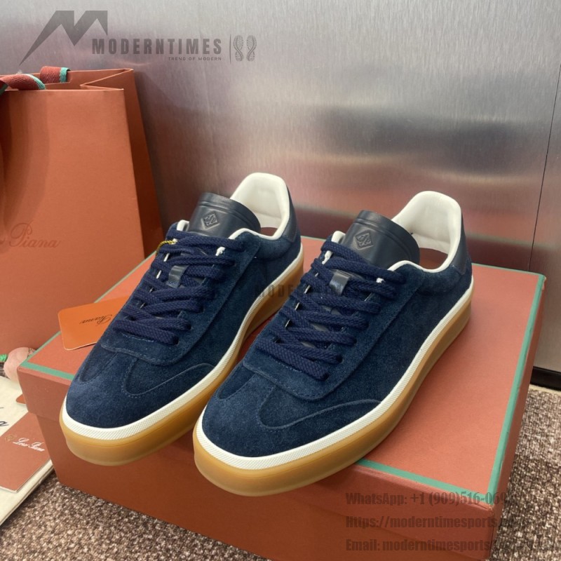 Loro Piana Tennis Walk Sneaker FAO3340-W13K Surge Blue Women's Loafer Shoes Loro Piana Tennis Walk Sneaker FAO3340-W13K in Surge Blue for Women