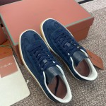 Loro Piana Tennis Walk Sneaker FAO3340-W13K Surge Blue Women's Loafer Shoes Loro Piana Tennis Walk Sneaker FAO3340-W13K in Surge Blue for Women