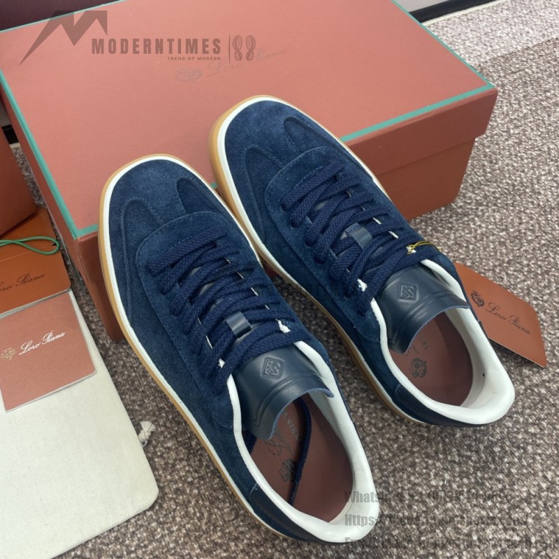Loro Piana Tennis Walk Sneaker FAO3340-W13K Surge Blue Women's Loafer Shoes Loro Piana Tennis Walk Sneaker FAO3340-W13K in Surge Blue for Women