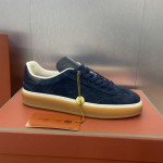 Loro Piana Tennis Walk Sneaker FAO3340-W13K Surge Blue Women's Loafer Shoes Loro Piana Tennis Walk Sneaker FAO3340-W13K in Surge Blue for Women