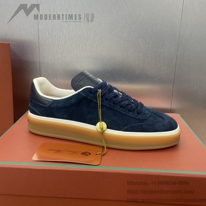 Loro Piana Tennis Walk Sneaker FAO3340-W13K Surge Blue Women's Loafer Shoes Loro Piana Tennis Walk Sneaker FAO3340-W13K in Surge Blue for Women