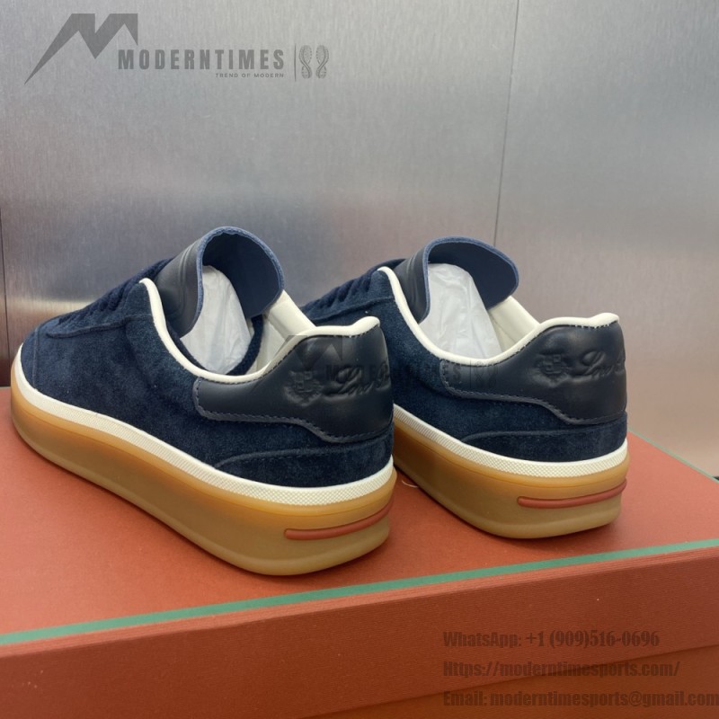 Loro Piana Tennis Walk Sneaker FAO3340-W13K Surge Blue Women's Loafer Shoes Loro Piana Tennis Walk Sneaker FAO3340-W13K in Surge Blue for Women