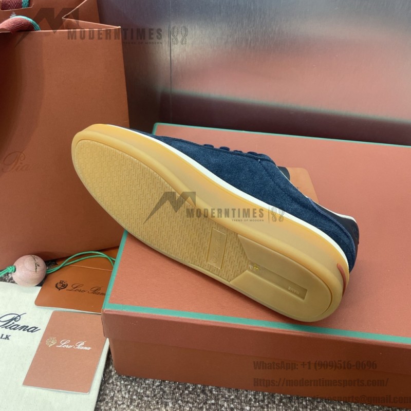 Loro Piana Tennis Walk Sneaker FAO3340-W13K Surge Blue Women's Loafer Shoes Loro Piana Tennis Walk Sneaker FAO3340-W13K in Surge Blue for Women