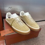 Loro Piana Tennis Walk Sneaker Summer Pink FAO1547-30IH suede low top luxury sneakers for women