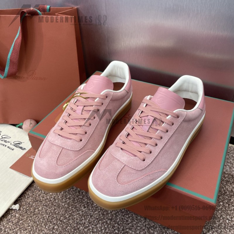Loro Piana Summer Charms Walk Loafer FAO1547-30IH Summer-Pink Women's Shoes Loro Piana Summer Charms Walk Loafer FAO1547-30IH Summer-Pink Women's Comfort Flats Front View