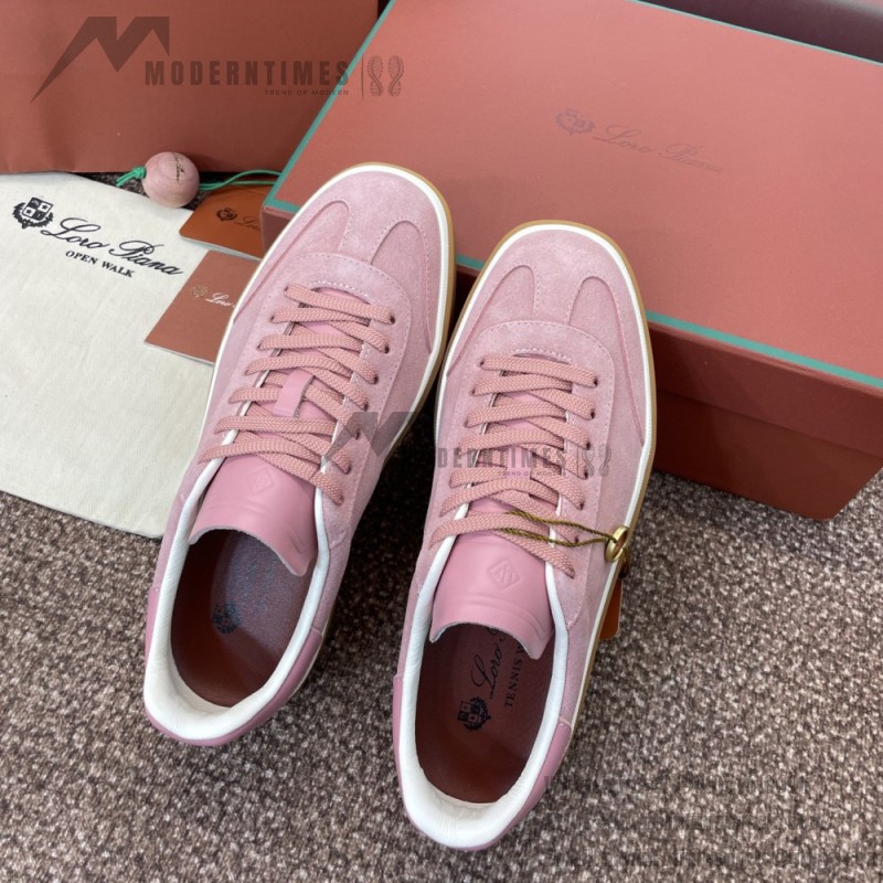 Loro Piana Summer Charms Walk Loafer FAO1547-30IH Summer-Pink Women's Shoes Loro Piana Summer Charms Walk Loafer FAO1547-30IH Summer-Pink Women's Comfort Flats Front View