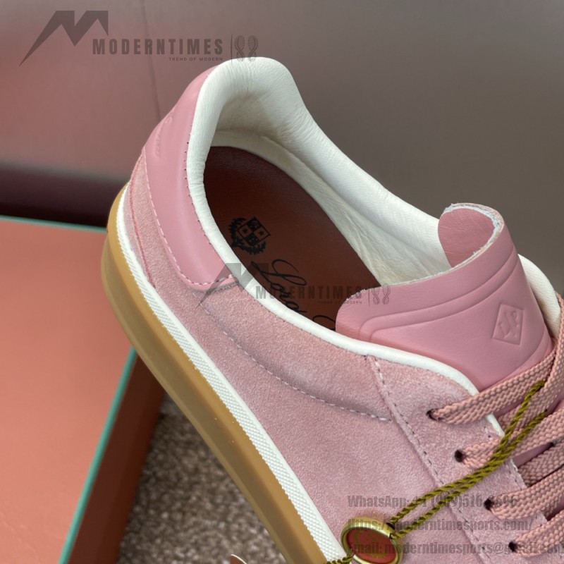 Loro Piana Summer Charms Walk Loafer FAO1547-30IH Summer-Pink Women's Shoes Loro Piana Summer Charms Walk Loafer FAO1547-30IH Summer-Pink Women's Comfort Flats Front View