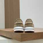 Loro Piana Week-End Walk Sneaker FAM1720 Men Dark Gray Suede Sneakers Loro Piana Week-End Walk Sneaker FAM1720 Men Dark Gray Suede Casual Shoes White Sole