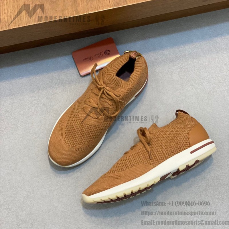 Loro Piana Loro 360 LP Flexy Walk Sneaker FAN9467-106O in Pure Dunes Melange for Men
