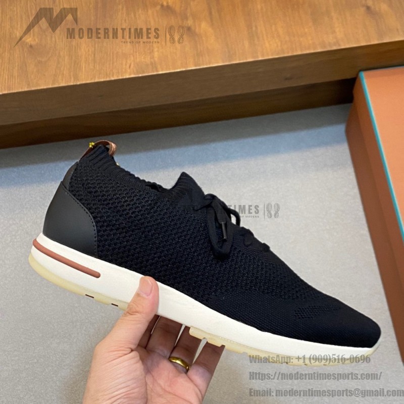 Loro Piana The Gift of Kings® 360 LP Flexy Walk Sneaker FAL0944-8000 in Black for Men