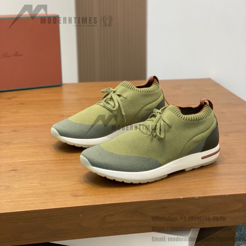 Loro Piana Loro 360 LP Flexy Walk Sneaker FAN9467-106O in Pure Dunes Melange for Men