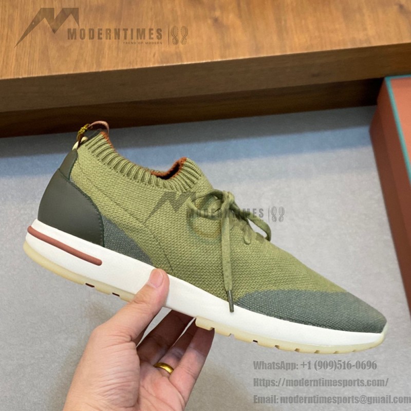 Loro Piana Loro 360 LP Flexy Walk Sneaker FAN9467-106O in Pure Dunes Melange for Men