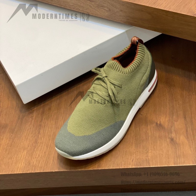 Loro Piana Loro 360 LP Flexy Walk Sneaker FAN9467-106O in Pure Dunes Melange for Men