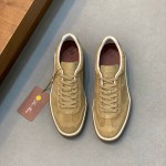 Loro Piana Men's Tennis Walk Sneaker – Light Wood Smoke Suede Loro Piana Tennis Walk Sneaker FAN8505-H755 in Light Wood Smoke Suede for Men