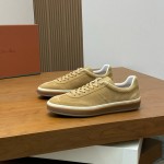 Loro Piana Men's Tennis Walk Sneaker – Light Wood Smoke Suede Loro Piana Tennis Walk Sneaker FAN8505-H755 in Light Wood Smoke Suede for Men