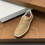 Loro Piana Men's Tennis Walk Sneaker – Light Wood Smoke Suede Loro Piana Tennis Walk Sneaker FAN8505-H755 in Light Wood Smoke Suede for Men