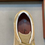 Loro Piana Men's Tennis Walk Sneaker – Light Wood Smoke Suede Loro Piana Tennis Walk Sneaker FAN8505-H755 in Light Wood Smoke Suede for Men
